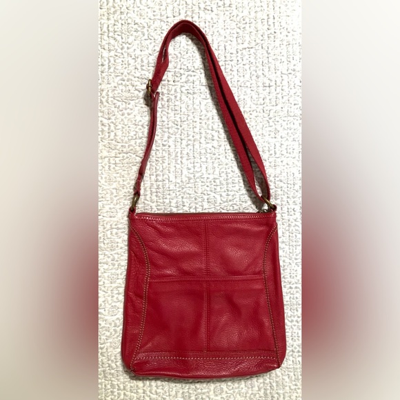 The SAK red leather crossbody - Picture 3 of 16